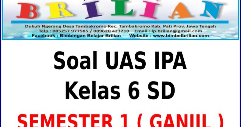 Latihan Soal Try Out Online Ipa Kelas 6 Sd Ajudan Soal