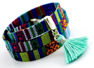 bransoletka boho aztec etniczna bransoletka boho aztecka biżuteria kolorowa bransoleta Peru etniczna biżuteria