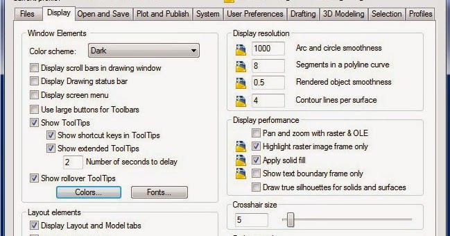 Cara merubah warna kursor Autocad  Cadgue