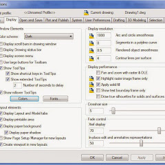 Begini cara merubah warna kursor Autocad