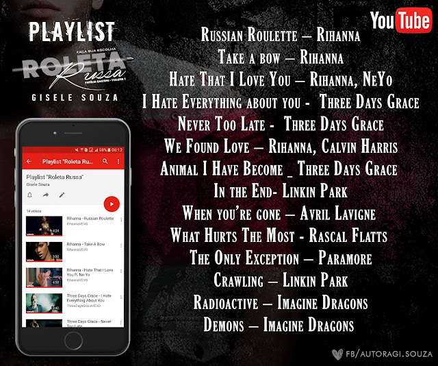 Playlist do livro Roleta Russa no Youtube