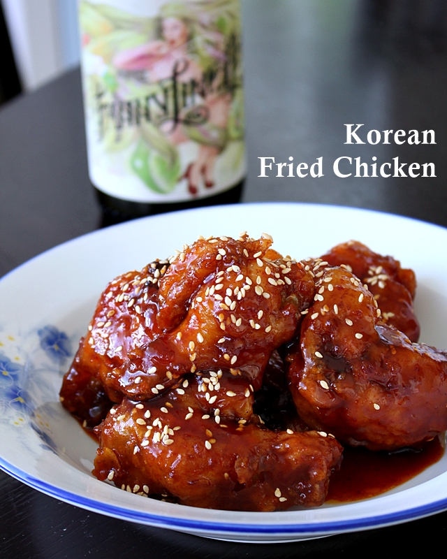 Best Ever Korean Fried Chicken (with sweet and sticky spicy sauce)