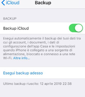 Backup completo iPhone Backup completo