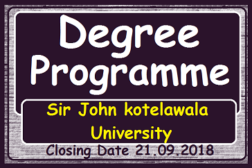 Degree Programme - Sir John kotelawala University