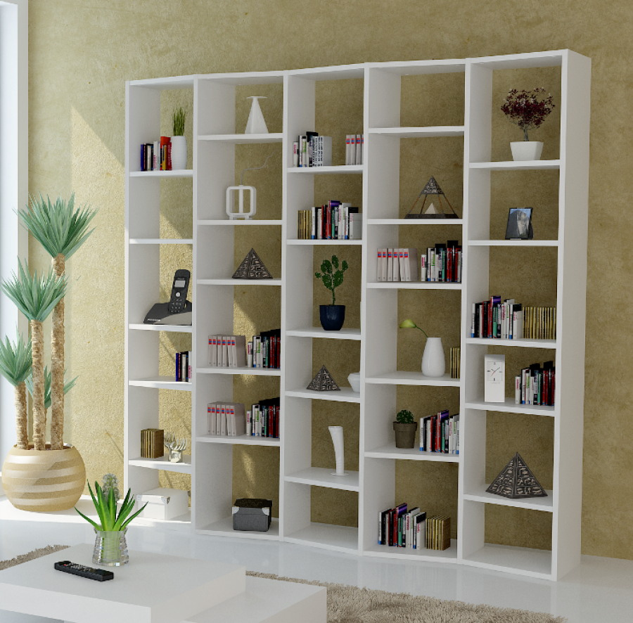 Creatice Modular Shelving Unit for Simple Design