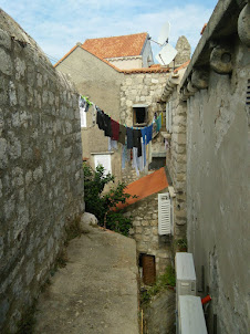 Walk through "Fortified Walls of Dubrovnik" in Croatia.