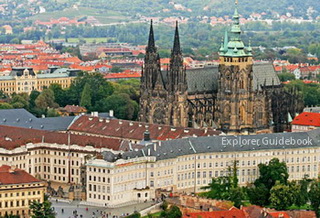 Tempat wisata terkenal di Praha Prague Ceko populer Kastil Praha Prague Castle