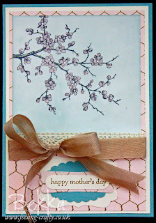 Mother's Day Card with Easter Blossoms Stamp Set