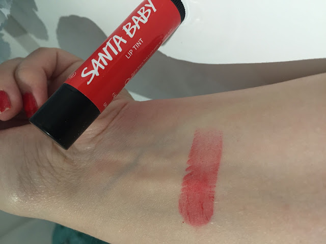 lush santa baby lip tint review