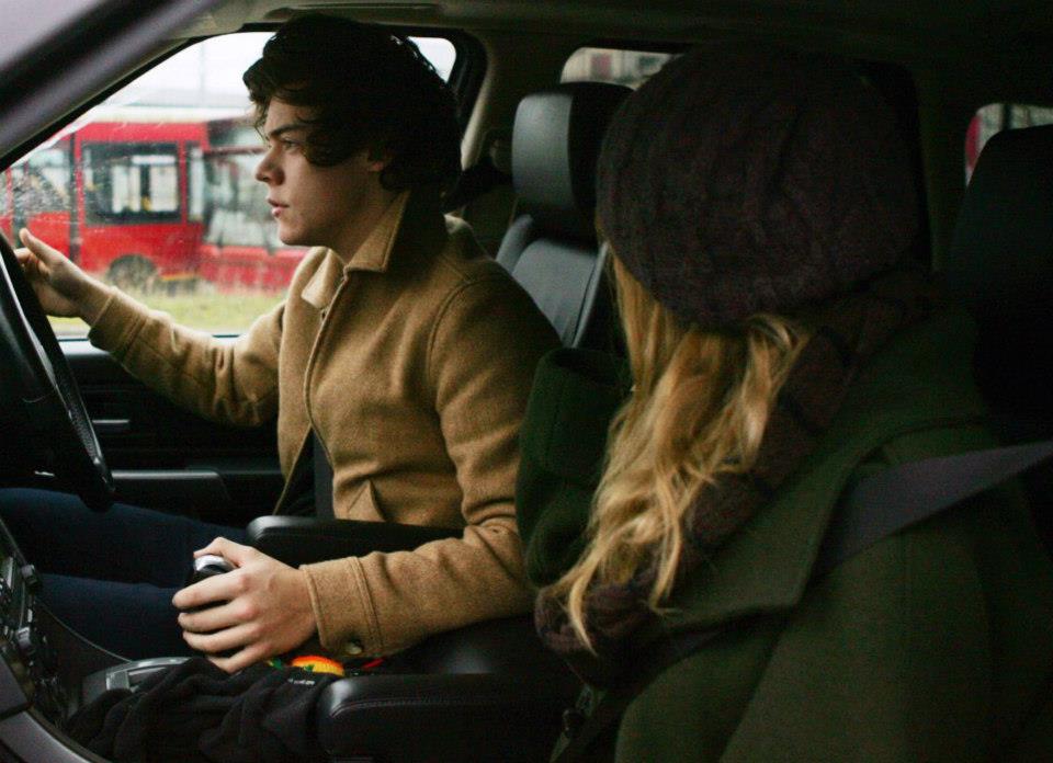He was driving home