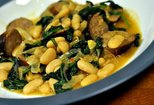 Italian White Bean and Sausage Stew | Taste As You Go