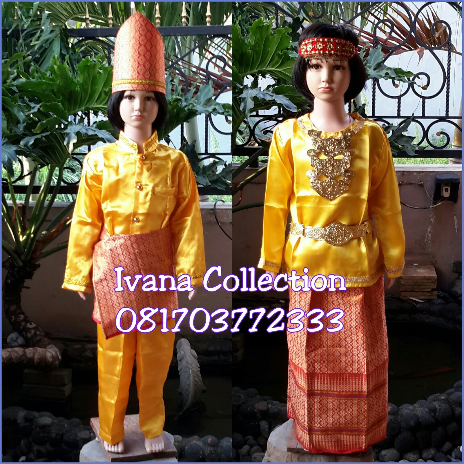 BAJU ADAT SUMATERA SELATAN PALEMBANG Baju Adat Anak Sd Baju Adat BAJU ADAT SUMATERA SELATAN PALEMBANG