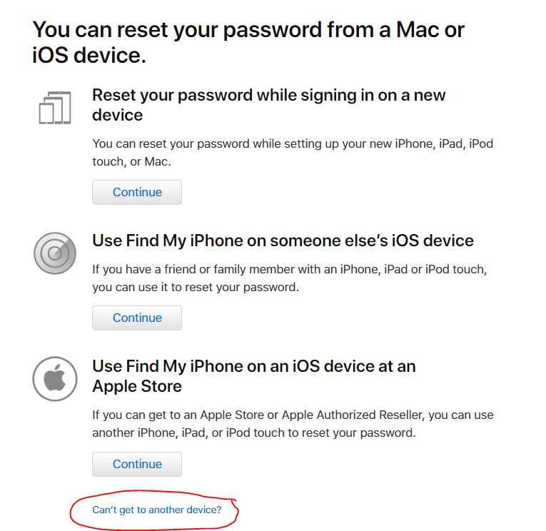 how to reset password icloud without phone number