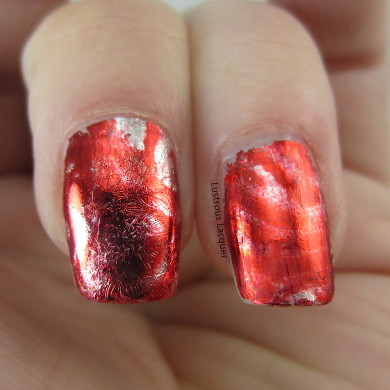 Finally a top coat that wont ruin nail foils! Sprout Raindrop clear