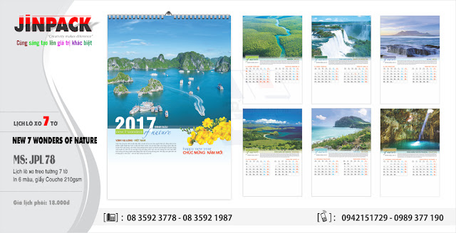Mẫu lịch tết Phong Cảnh, mẫu lịch phong cảnh thế giới 2017 - 15