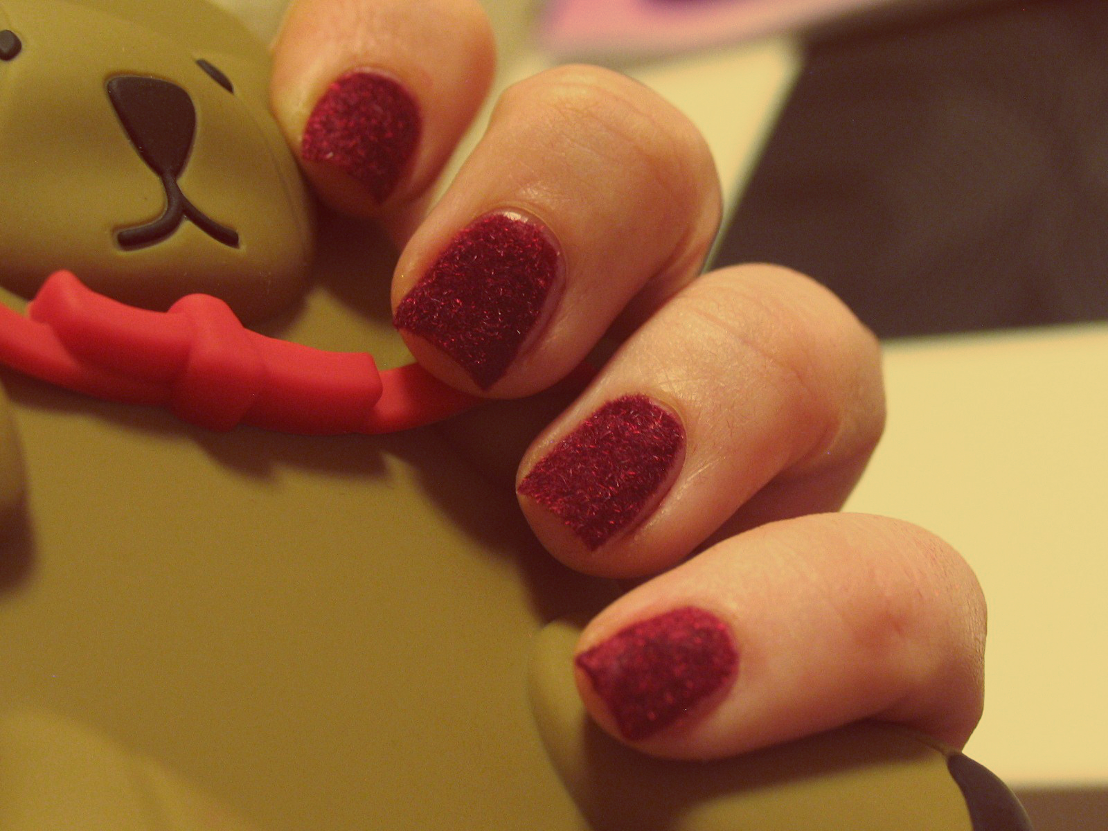 With Love, Ana. VELVET NAILS FOR CHRISTMAS