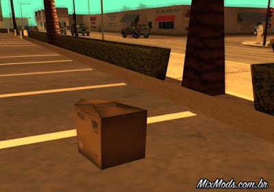 caixas suprimentos gta sa mod