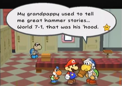 Hamma grandfather 7-1 Hamma Hammer Bro. Brother grandfather 7-1 Paper Mario: The Thousand-Year Thousand Year Door GameCube Glitz Pit Glitzville Chapter 3