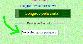 Imagem da caixa de pesquisa do blog Verbratecajuda! Imagem da caixa de pesquisa do blog Verbratecajuda!
