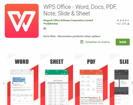 Wps office pdf