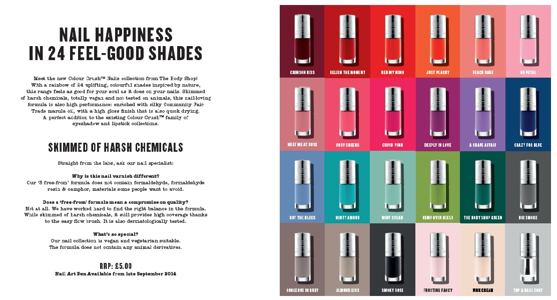 nail loopy THE BODY SHOP COLOUR CRUSH NAIL POLISH