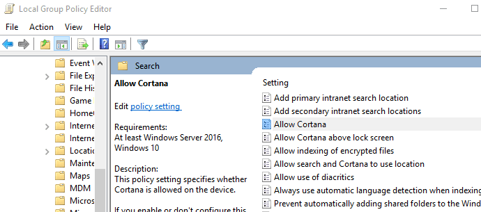 cara matikan cortana