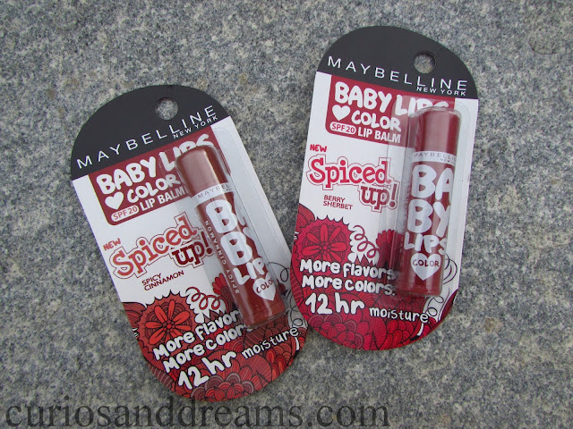 Maybelline Baby Lips Spiced Up lip balm review, Maybelline Baby Lips Spiced Up berry sherbet, Maybelline Baby Lips Spiced Up spicy cinnamon