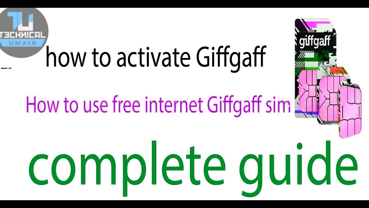 How to Activate Your giffgaff Sim and Show your Giff number TECHNICAL