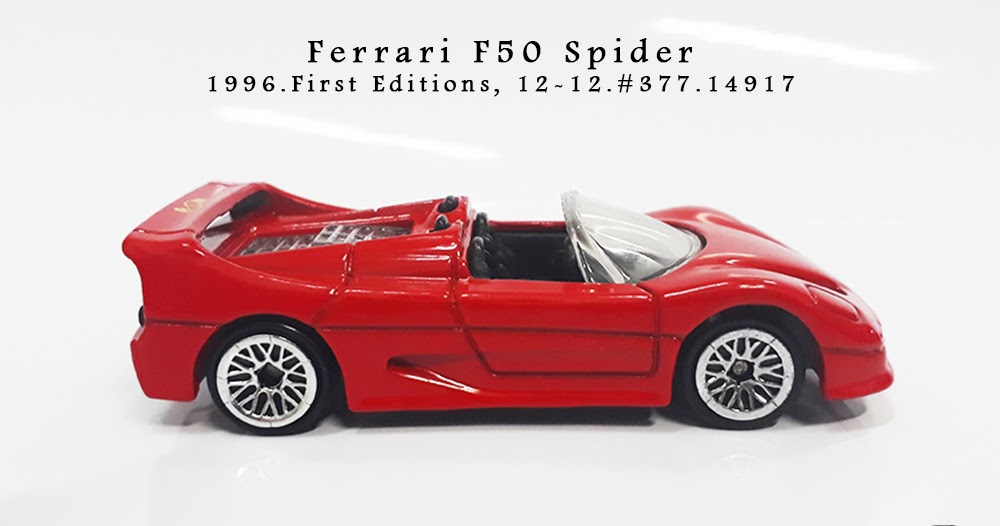 hot wheels 1996 first editions ferrari f50