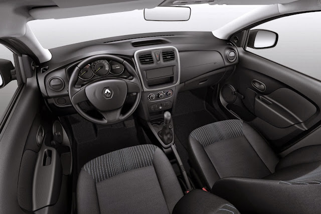 Novo Renault Logan 2014 Authentique - interior