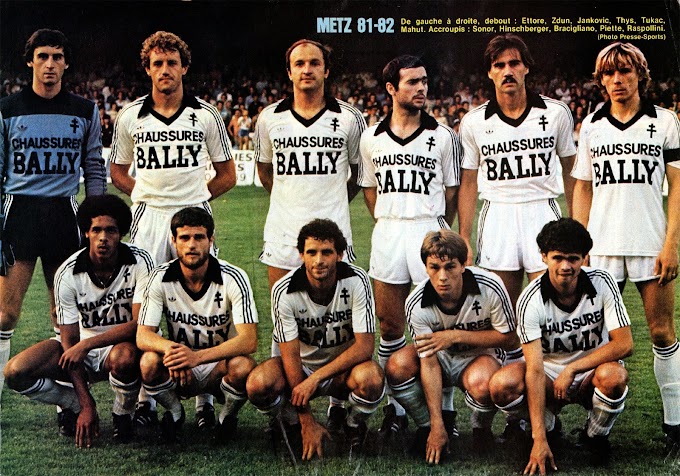 F.C METZ 1981-82. By Panini.