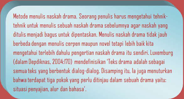Metode Membaca Naskah Drama dalam Pembelajaran - Pondok Belajar