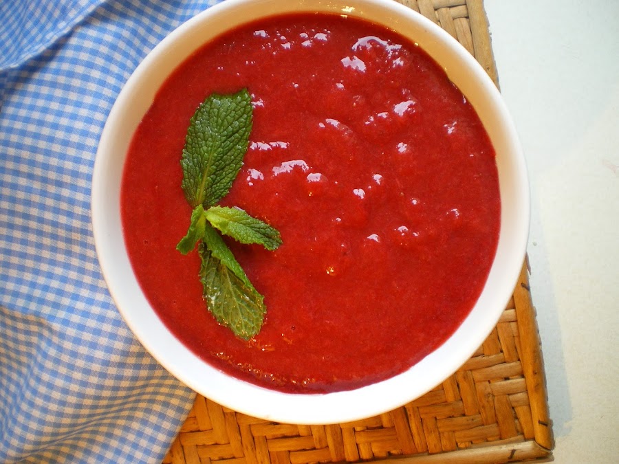 Puré de fresas