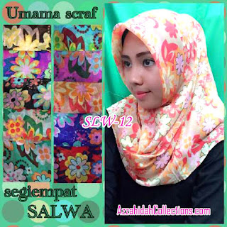 Segi Empat Umama Scarf Salwa - AzzahidahCollections.com