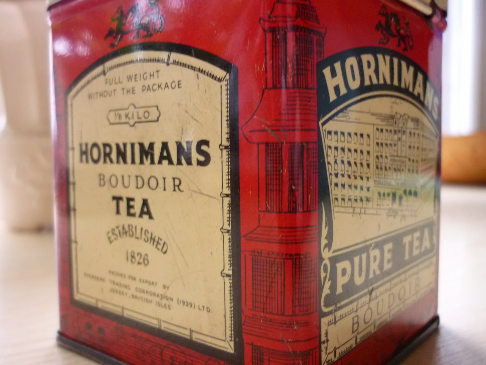 Nostalgimacken Hornimans tea