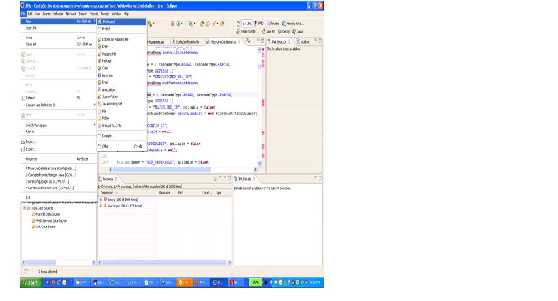 java hunter: JPA Entity creation using reverse engineering