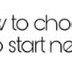 How to choose topic to start your blog.