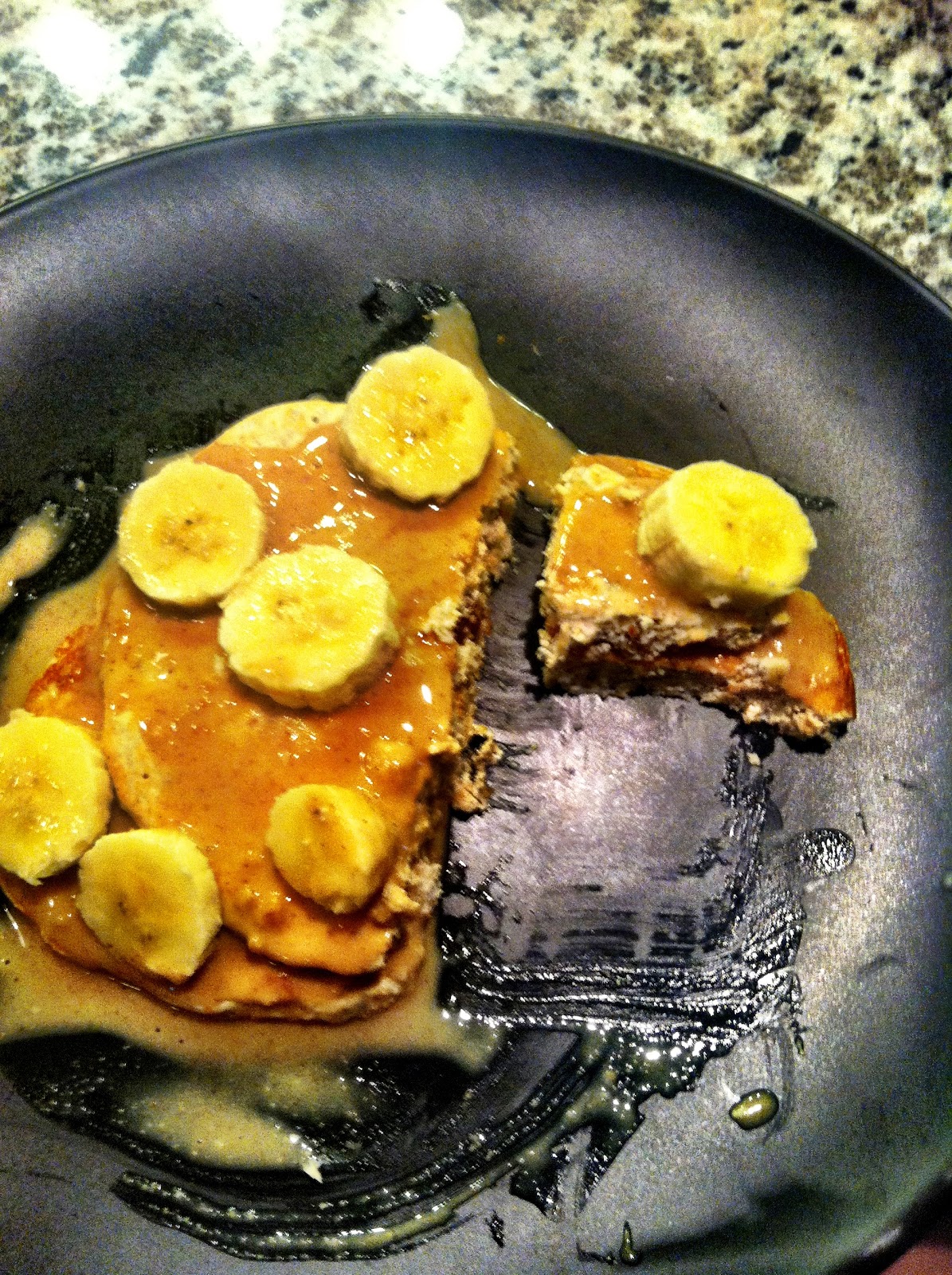 Gym.Kitchen.Life Cinnamon Pecan Protein Pancakes w/ Maple PB Syrup