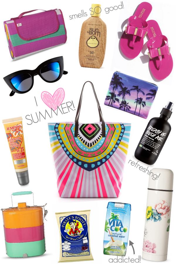 12 SUMMER BEACH BAG MUST HAVES