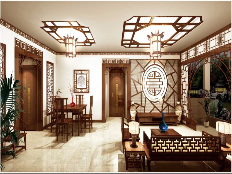Modern house architecture: Typical Oriental Style Interior