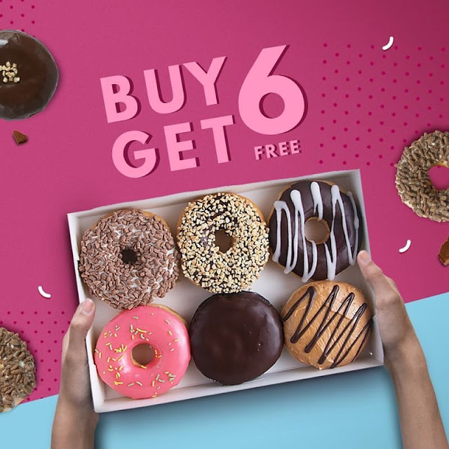 #DunkinDonuts - #Promo Buy 6 Get 6 Free Pakai DD Card & Cashback 20% GOPAY (s.d 30 April 2019) #DunkinDonuts - #Promo Buy 6 Get 6 Free Pakai DD Card & Cashback 20% GOPAY (s.d 30 April 2019)