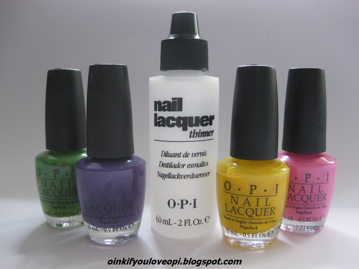 Oink If You Love OPI OPI Nail Lacquer Thinner