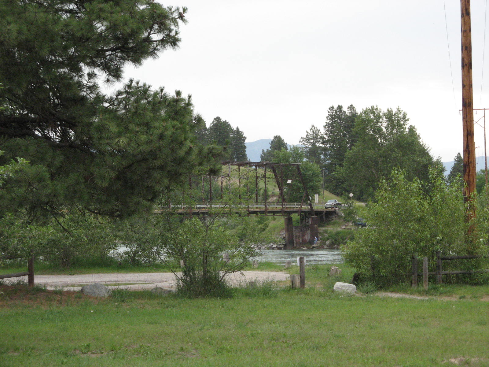 Glacier Old Steel Bridge Kalispell, Montana