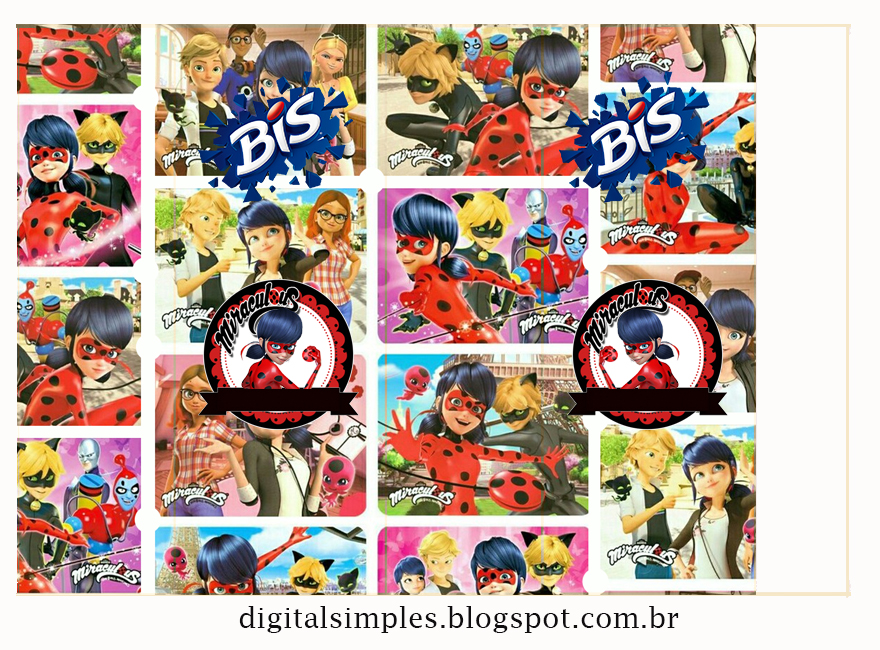 Miraculous Ladybug: Free Printable Candy Bar Labels. - Oh My Fiesta! in ...