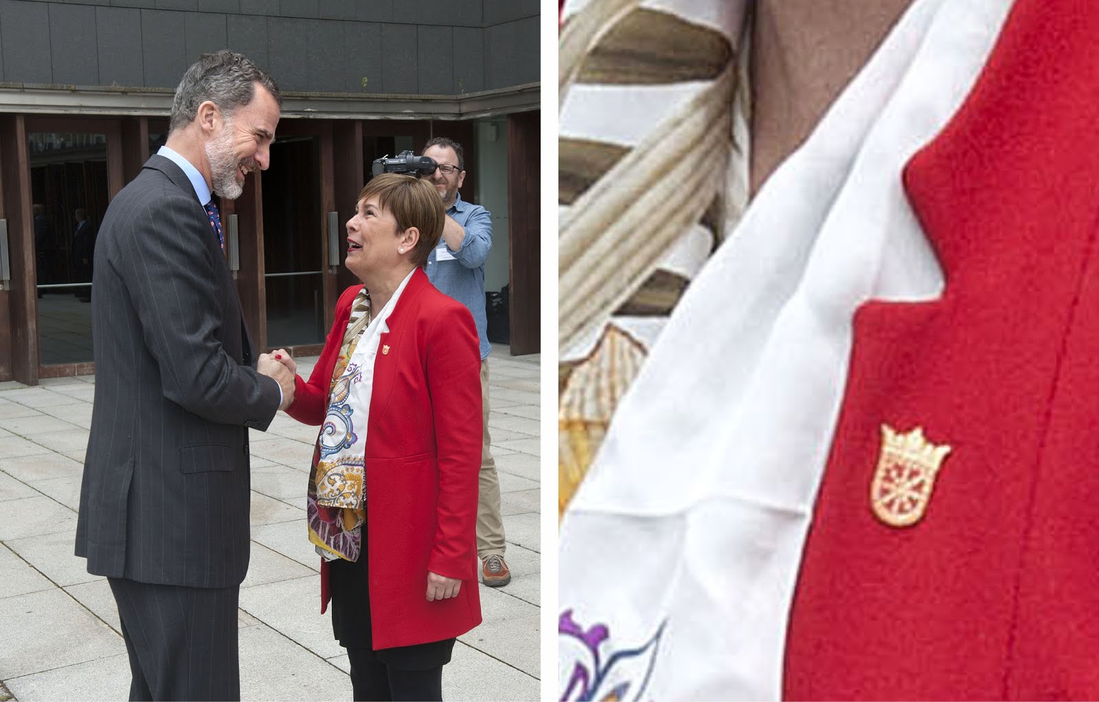 La presidenta Barkos recibe al Rey Felipe VI
