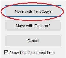 TeraCopy tăng tốc sao chép di chuyển dữ liệu 2
