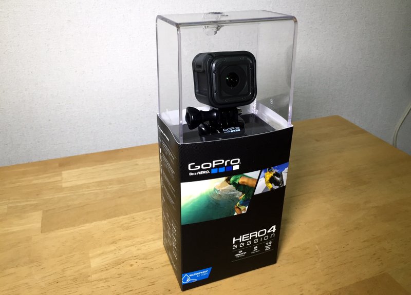 値下げされたGoPro HERO4 Sessionを衝動買い、三台目のアクションカメラ入手です | スピード狂の自作マニア