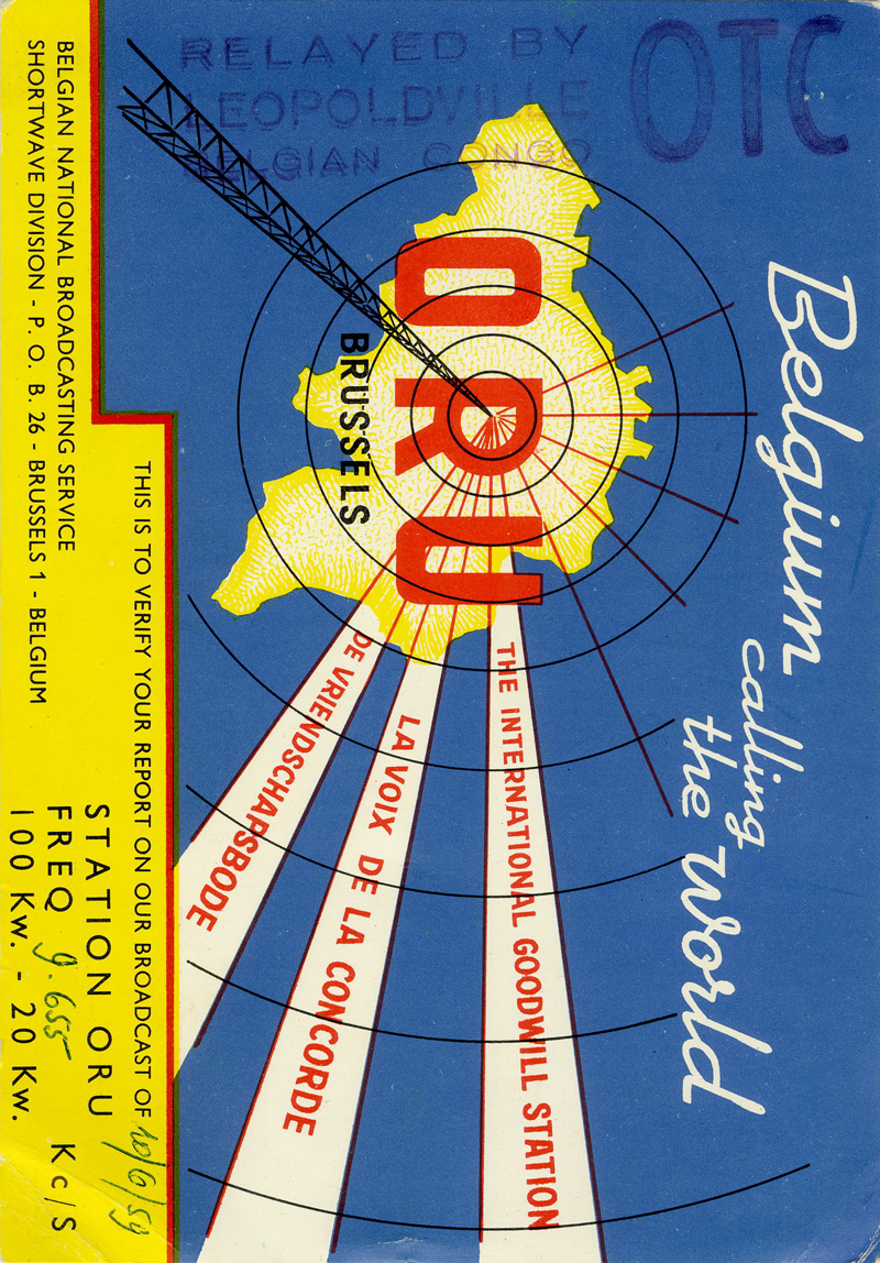 Museum Ham Radio Qsl Cards From The 1950s60s