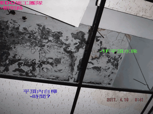 除了天花板有嚴重的壁癌外,2樓儲物室漏水嚴重,起因就是3樓浴室滲水。
