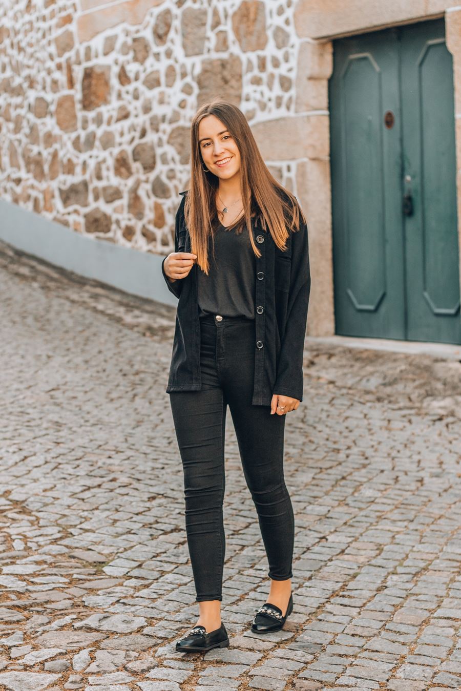 all black outfit